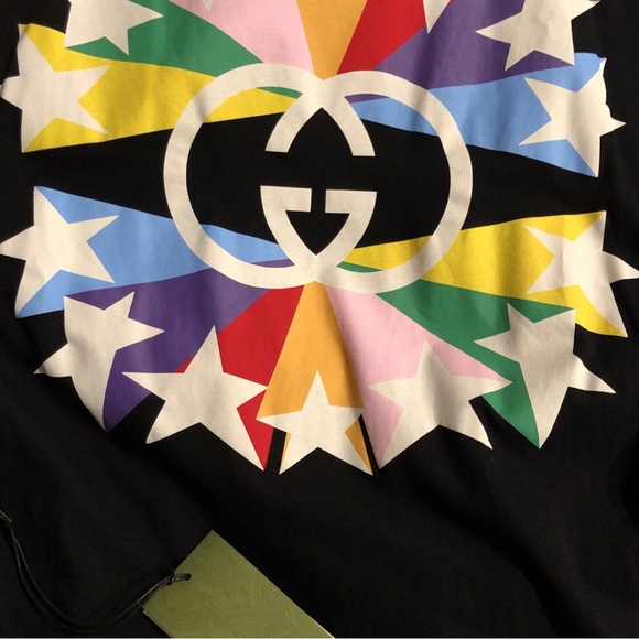 Gucci Interlocking G Star Burst print T-shirt - Picture 5 of 5